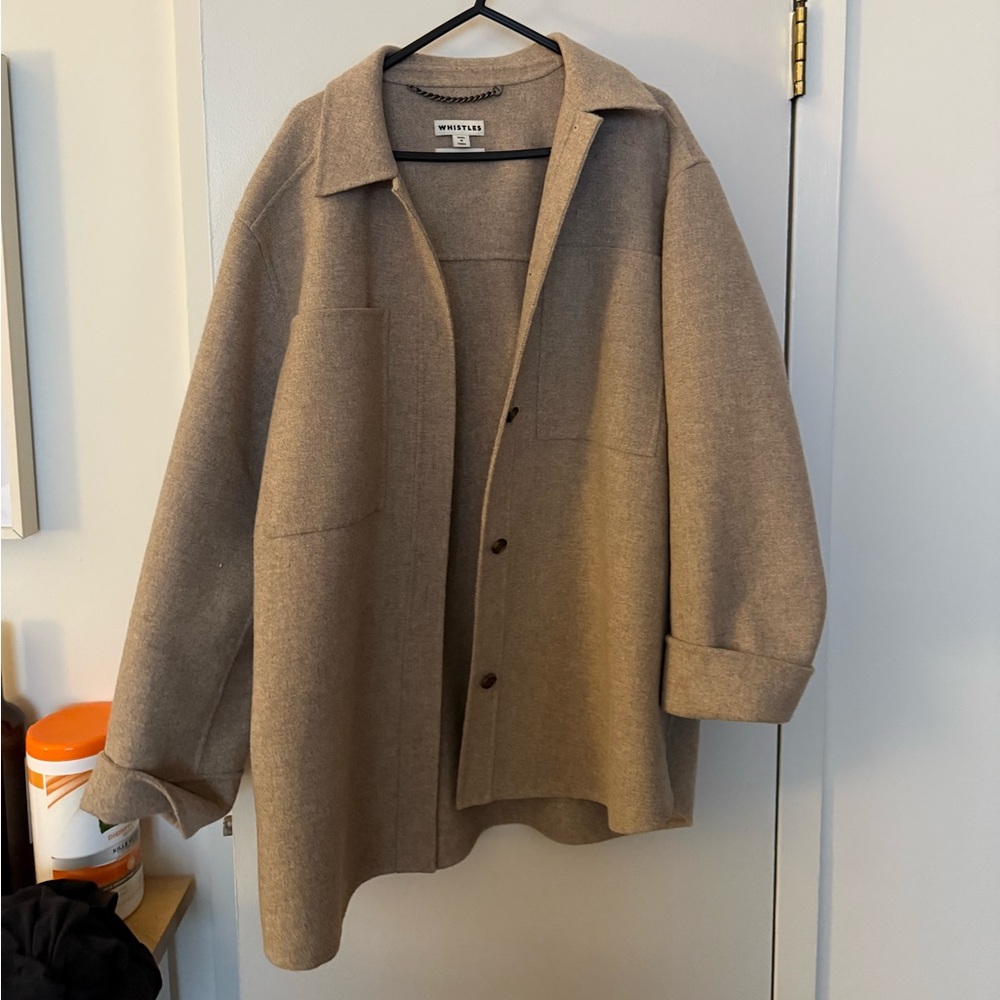 Whistles Classic Wool Overshirt